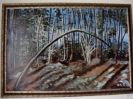  Obraz KOUZLO LESA 3, olej, 95 x 65, rámováno, 6.600,- Kč