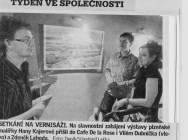 Prezentace z výstavy v novinách Plzeňský deník