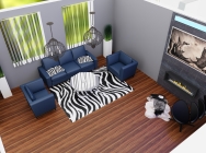  Návrh interiéru obývacího prostoru